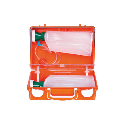 QUICK-CD Eye Wash Station Combo Set, Orange
