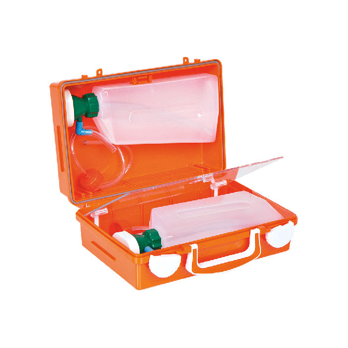 QUICK-CD Eye Wash Station Combo Set, Orange