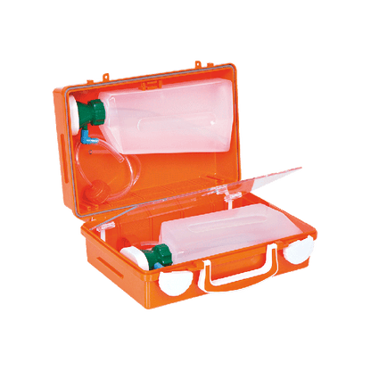 QUICK-CD Eye Wash Station Combo Set, Orange