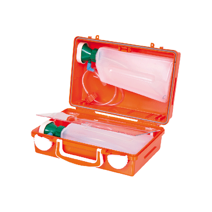 QUICK-CD Eye Wash Station Combo Set, Orange
