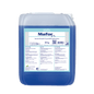 A 20 kg plastic container Dr. Schnell MAFOR N 1 rinse aid for dishwashers by DR.SCHNELL GmbH & Co. KGaA, blue liquid, German label, for commercial dishwashers, ensures streak-free shine on dishes.