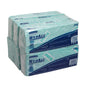 The WypAll® X50 Critical Clean Interfold in Green from Kimberly-Clark GmbH is delivered in 6 bags of 50 sheets each (carton, 6 bags), perfect for professional and environmentally friendly cleaning.