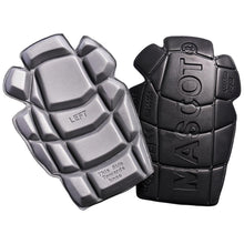 Knee protection, ergonomic, low weight knee protection size ONE, black/light gray | Pack (1 piece)