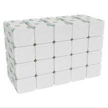 A case of Hostess™ NATURA™ towels from Kimberly-Clark GmbH - 20 packs of large, folded white towels (84 sheets each), ideal for public washrooms stocked with paper towels or similar products.