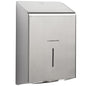 The Kimberly-Clark Professional™ stainless steel towel dispenser offers hygienic hand drying, a viewing window for fill level control, and a modern, lockable design - ideal for demanding washrooms.