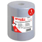 The WypAll® L20 maintenance paper wipe large roll from Kimberly-Clark GmbH in Blue (7301) offers 500 extra wide sheets for efficient cleaning, ideal for industrial applications. 1 roll per carton.