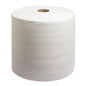 A WypAll® L40 wipers large roll from Kimberly-Clark GmbH (1 roll, 875 sheets, white) stands upright against a white background, showing the cardboard core in the middle.