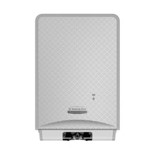 The Kimberly-Clark Professional™ Icon™ electronic skincare dispenser (1.2 l, Silver Mosaic) by Kimberly-Clark GmbH offers touchless dispensing, a textured surface, visible dispensing slot, and front logo as well as control light.