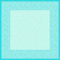 A square Dunicel table cover (84x84cm) from Duni GmbH, Breeze mint blue: white/mint swirled edge, delicate light cyan swirl center. Ideal for spring-like table decoration; without text or images. Pack of 20 pieces.