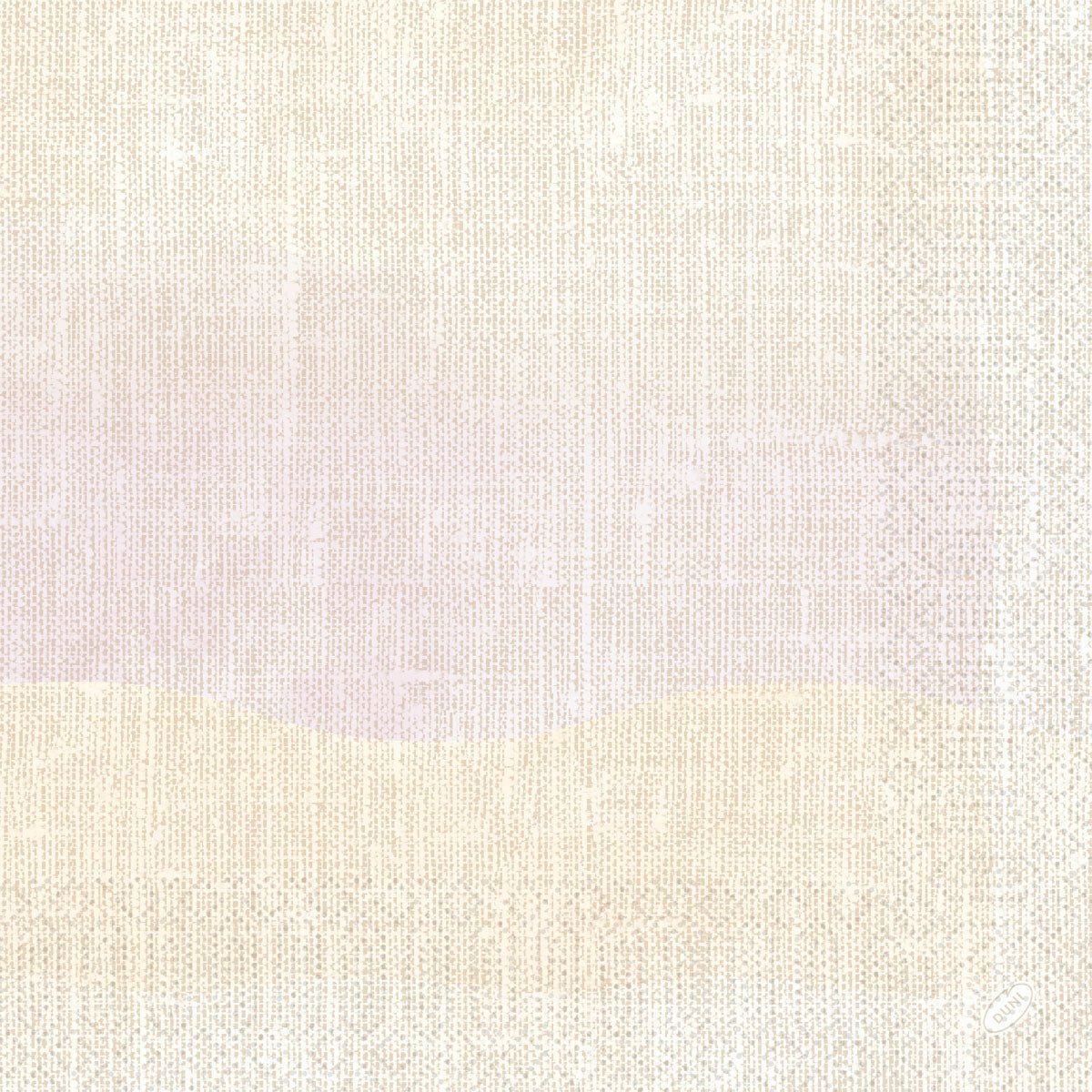 A structured canvas background in delicate beige and light pink evokes serenity, with a visible woven pattern reminiscent of the Zellt.Serv by Duni GmbH. 40x40 mm, 3-ply napkins (250 sheets of paper), with subtle wave-like transitions between the individual color areas.