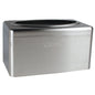 The Kleenex® towel dispenser made of stainless steel by Kimberly-Clark GmbH is a compact, chrome-plated tissue box cover with an oval lid opening and "Kleenex" engraving, featuring a practical pull-box function for easy removal. Contains 2 dispenser boxes per carton.
