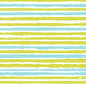 Classic napkins 40 x 40 cm 4-ply, embossed 1/4 fold by Duni GmbH feature horizontal, uneven, hand-drawn stripes in lime green and light blue on white, offering a textured look.