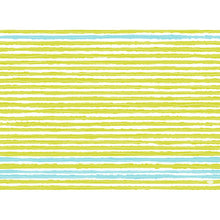A pattern of horizontal yellow and light blue hand-drawn lines on white, inspired by Elise Stripes for Dunicel sets 30x40 cm, pack (100 pieces), by Duni GmbH.