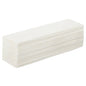 A rectangular stack of WypAll® L40 PowerClean cleaning cloths from Kimberly-Clark GmbH (pop-up box, white, 9 boxes x 90 cloths | carton) is neatly arranged on a white background.