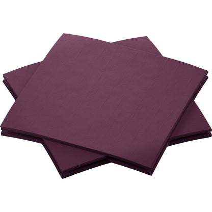 Four Bio-Dunisoft napkins 20 x 20 cm from Duni GmbH are arranged slightly overlapping on a white background - sustainable, stylish, and with an elegant look.