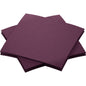 Four Bio-Dunisoft napkins 20 x 20 cm from Duni GmbH are arranged slightly overlapping on a white background - sustainable, stylish, and with an elegant look.