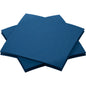Three stacks of Bio-Dunisoft napkins 20 x 20 cm from Duni GmbH lie with overlapping edges on a plain white background.