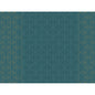 A teal-colored background with overlapping thin golden and dark blue curved lines creates an elegant abstract look. Golden decorative accents adorn the sides - perfect for Duni GmbH paper placemats 30x40 cm with golden decor (250 pieces).