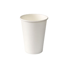 A cup for donors 210 ml from Duni GmbH, made of white PAP/PE and with a slightly flared rim, stands upright against a white background. The package contains 50 pieces.
