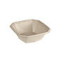 A brown, hexagonal Octabagasse bowl 900 ml from Duni GmbH made of PBAT/PLA-coated bagasse (183x183x60 mm), from above on a white background - ideal as sustainable packaging. Packaging: 50 pieces.