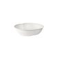 The Atlantis Bowl Bagasse, white, uncoated by Duni GmbH is a round, simple white disposable bowl with a textured surface and flared rim - an environmentally friendly alternative to plastic, perfect for use in the catering industry.