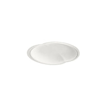 The Bagasse lid Atlantis 500/900 ml from Duni GmbH is a white, textured, biodegradable lid (166x150x12 mm) available in a pack of 55 pieces and is depicted on a white background.