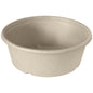 The Duni GmbH Classic Bowl 1200 ml, coated Brown Bagasse BAT/PLA (194x194x65 mm), is an environmentally friendly disposable packaging, ideal for convenient serving of meals; available in packs of 40 pieces.