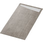 The SACCHETTO Bio D-Soft by Duni GmbH is a beige, textured, rectangular placemat with a pocket for a white napkin, offering an eco-friendly, stylish solution for a consciously set table.