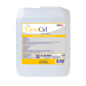 The white 5L plastic container of the Dr. Schnell CIMOCID SENSITIVE hand disinfectant from DR.SCHNELL GmbH & Co. KGaA with a yellow label offers gentle skin protection and effective germ reduction with multilingual application and safety instructions.
