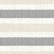 The Zellt napkins 40x40 cm Classic Rigato black by Duni GmbH are characterized by alternating beige bands and black dotted lines on a cream-colored background, giving your table decoration a modern touch - perfect in combination with the elegant napkins. Pack of 50 napkins.
