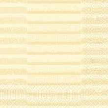 A grid of beige lines and dots on a light cream-colored background provides structure - perfect for elegant settings like the Duni GmbH Zellt. Napkins 33x33 cm, 3-ply, cream-colored | Pack (50 napkins).