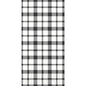 The black-and-white checkered grid design of the Duni GmbH Zellt.-Serv.40x40 3lg 1/8 Izza paper napkins pack (250 napkins) lends classic style and quality to any occasion.