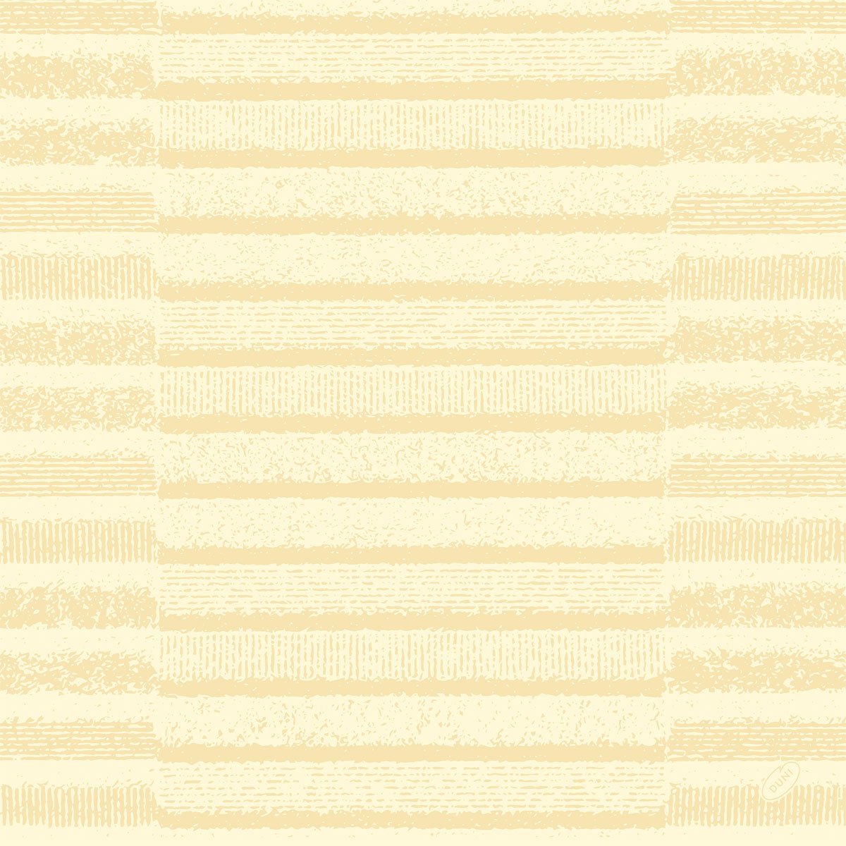 Inspired by Bio-Dunisoft napkins 40x40 cm Tessuto cream by Duni GmbH, this seamless pattern features textured beige and light brown horizontal stripes in a hand-drawn style, lying on a lighter background with varying thickness and density.