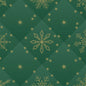 A green quilted background with golden geometric snowflakes and stars, ideal for the Bio-Dunisoft napkins 40x40cm by Duni GmbH.