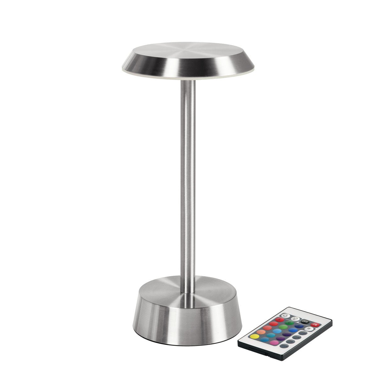 The NOUR Wireless LED Lamp in Silver by Duni GmbH (1 piece) offers modern design and flexible lighting for your home.