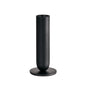 The Duni GmbH metal candle holder (5.7x12 cm) in an elegant totem design stands on a flat round base against a white background and adds modern accents to the decor. The package contains 1 piece.