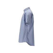 Shirt, short sleeves, modern fit, stretch, light blue
