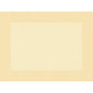 The organic Dunicel set "Linnea cream" from Duni GmbH (30x40 cm) impresses with its cream-colored woven look, wide light brown border, and delicate cross-hatch pattern. Biodegradable & compostable. 1 package/carton.