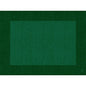 The Bio-Dunicel-Sets 30x40 Linnea Jägergrün by Duni GmbH is a rectangular green mat with a cross-hatch pattern and a darker border. Perfect for eco-friendly disposable sets, its simple geometric design has no additional decorations. Package: 100 pieces.
