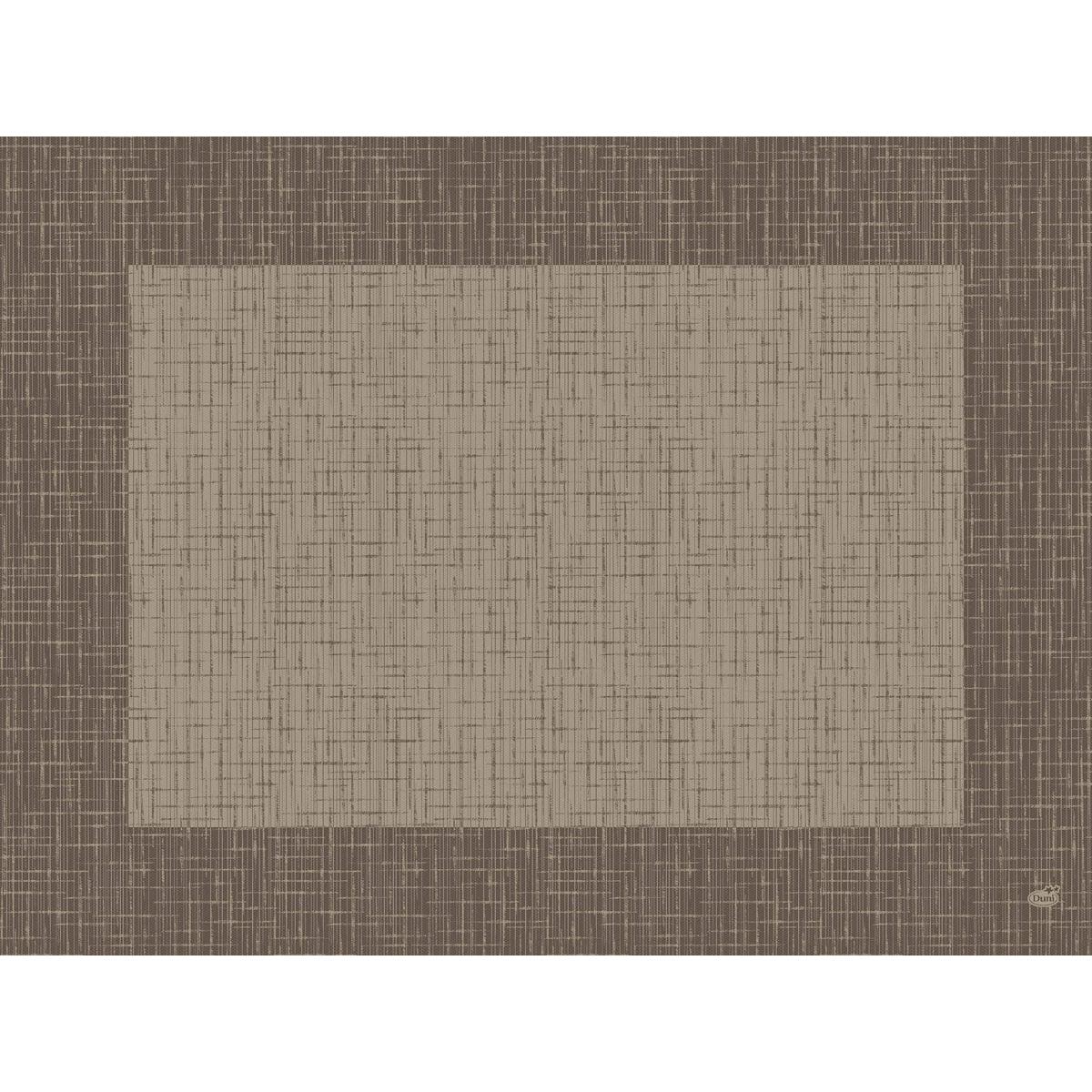 The Bio-Dunicel Sets 30x40 Linnea greige placemats from Duni GmbH offer a high-quality, rectangular design in taupe-brown and are ideal for pairing with eco-friendly disposable napkins for a stylish, sustainable table. Pack of 100 pieces.
