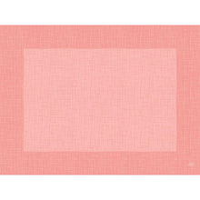 A rectangular pink and coral textured background with a grid-like pattern and wide border, ideal for table decoration or for use with Duni GmbH Bio-Dunicel-Sets 30x40 Linnea mellow high-quality placemats (100 pieces), framing a lighter central area.