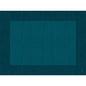 A stylish, biodegradable Duni GmbH Bio-Dunicel set 30x40 Linnea ocean teal placemat with fine crosshatch pattern and dark edge - perfect for a sustainable table setting. Pack of 100 pieces.