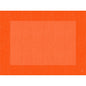 A rectangular image with a grid-like pattern reflects the Bio-Dunicel-Set 30x40 Linnea, orange from Duni GmbH-high-quality, biodegradable placemats with a bright center and dark border, perfect for stylish table decoration.