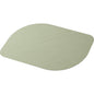 The Bio-Dunicel sets 28x38 cm in Stucco Pistachio Green by Duni GmbH are high-quality, flexible, light green placemats with slightly rounded edges and a subtly dotted texture. They are delivered in packs of 100, depicted on a plain white background.