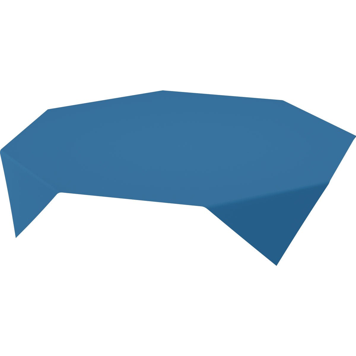 The organic Dunicel middle tablecloth 84x84 cm in dark blue by Duni GmbH is a high-quality, octagonal tablecloth that elegantly drapes over the table. Combine it with eco-friendly napkins for a stylish, sustainable ambiance. Pack of 20 pieces.