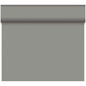 A partially unrolled roll of Duni GmbH Bio-DC-Tete a Tete 0.4x24m, a solid light gray wallpaper with a smooth, matte surface, depicted against a solid white background.