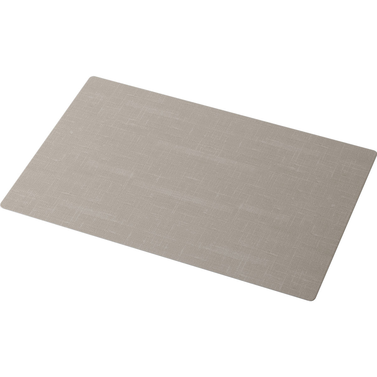 The silicone placemat 30 x 45 cm from Duni GmbH is beige, rectangular and washable. It has rounded corners, a uniform surface and a subtle pattern - ideal as a stylish table protection.