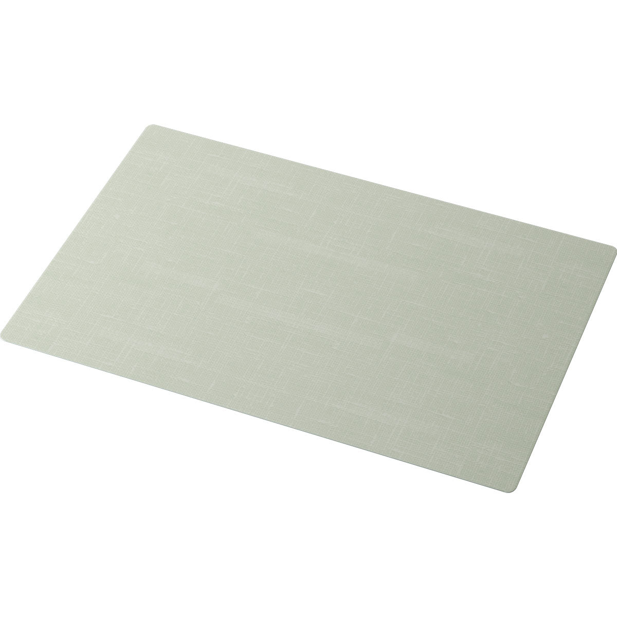 The Duni GmbH silicone placemats 30 x 45 cm is a rectangular, light grey placemat with a subtle texture pattern, offering stylish table protection. It is depicted on a solid white background.