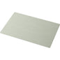 The Duni GmbH silicone placemats 30 x 45 cm is a rectangular, light grey placemat with a subtle texture pattern, offering stylish table protection. It is depicted on a solid white background.