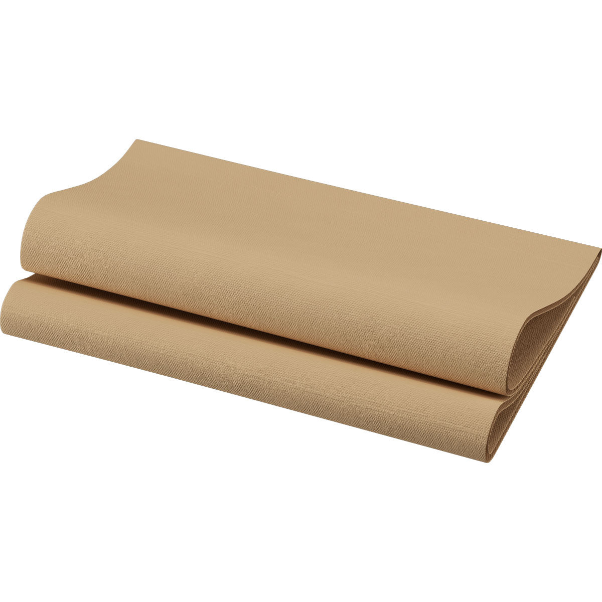 The Bio-Dunisoft napkins 40x40 cm in natural brown from Duni GmbH (pack of 60 pieces) offer an environmentally friendly choice for napkins, presented on plain white and ideal for versatile uses.